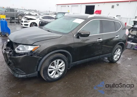 2015 Nissan Rogue Sv z USA, uszkodzony, nr VIN KNMAT2MV5FP505660